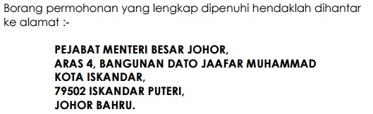 Jawatan Kosong PMBJ (Pejabat Menteri Besar Johor)